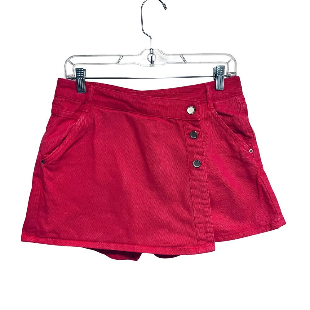 Zara pink wrap skort shorts